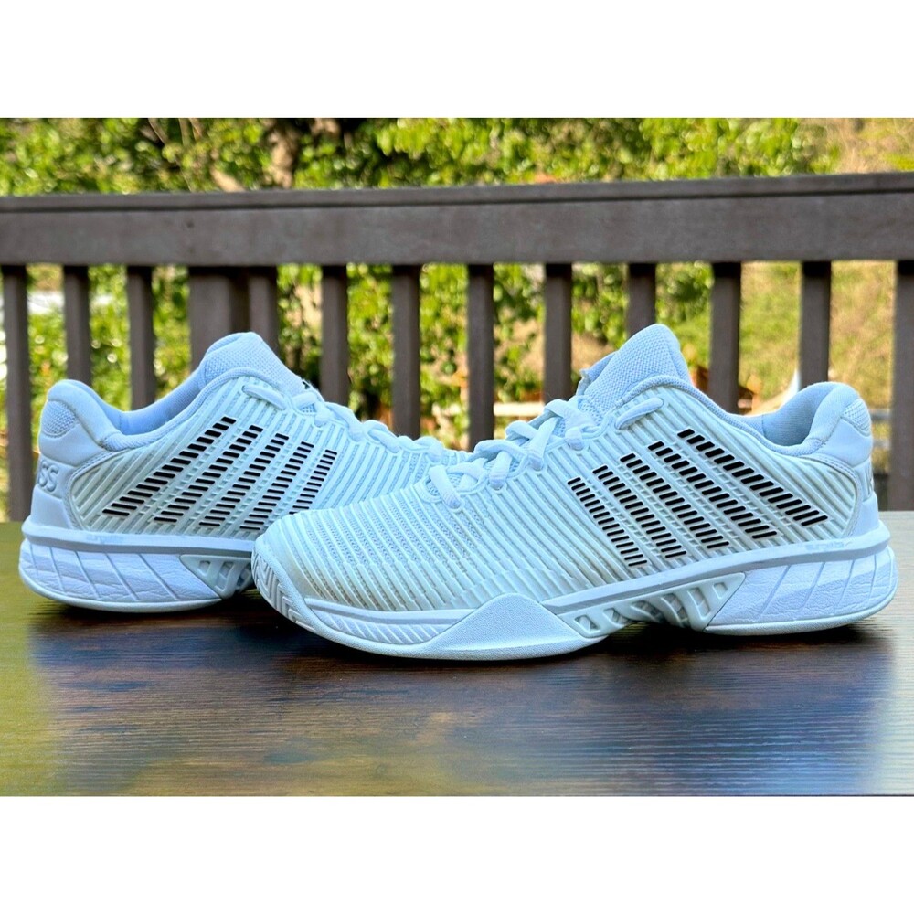 K-Swiss Hypercourt Express White Tennis Shoes Womens 7 EU 38 DuraWrap
